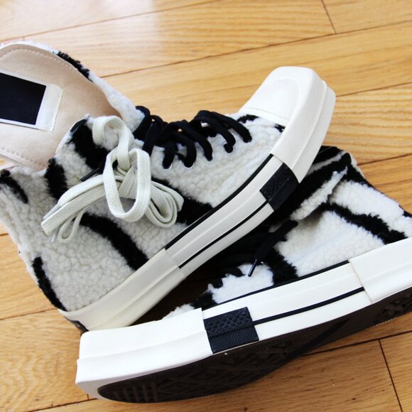 BNWT SS24 RICK OWENS DRKSHDW x CONVERSE TURBODRK SNEAKERS 7 & 8 & 9 - Picture 3 of 13
